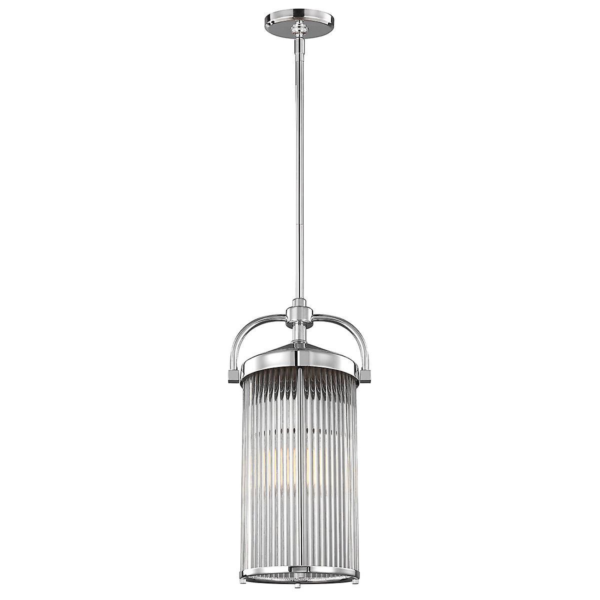 Paulson 3 Light Ceiling Pendant Light Chrome IP44 G9