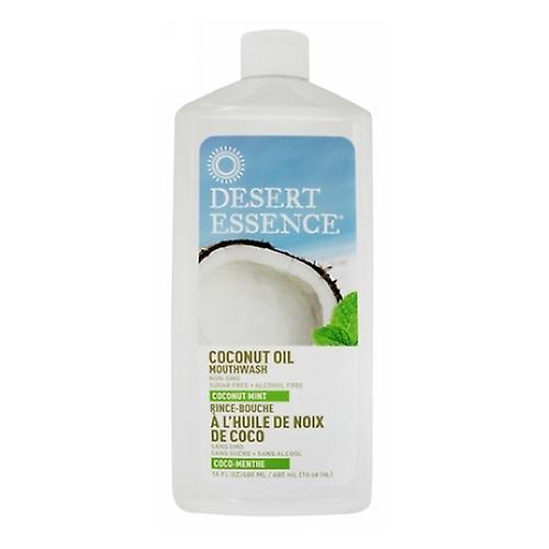 Desert Essence Coconut Oil Mouthwash, Coconut Mint, 16 Oz (Pack of 1)