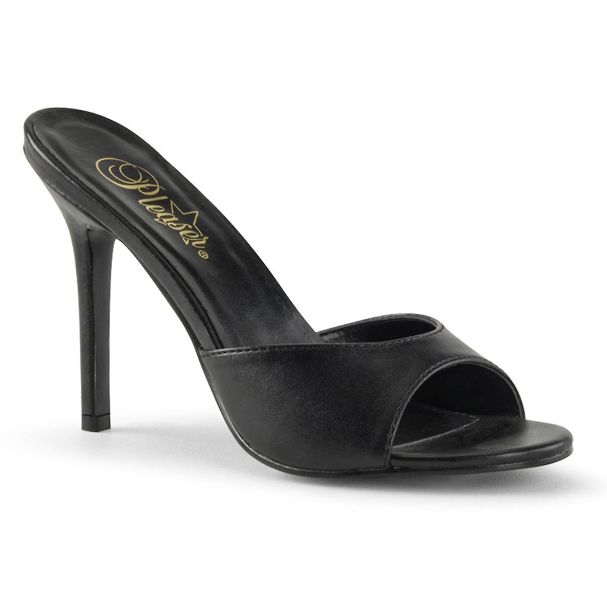 Pleaser womens pumps classique-01 blk kid pu Uk 4/eu 37/us 7