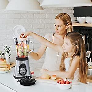 homgeek Smoothie Blender, 750W Countertop Blender with 2 Adjustable Speeds & Pulse Function, Kitchen