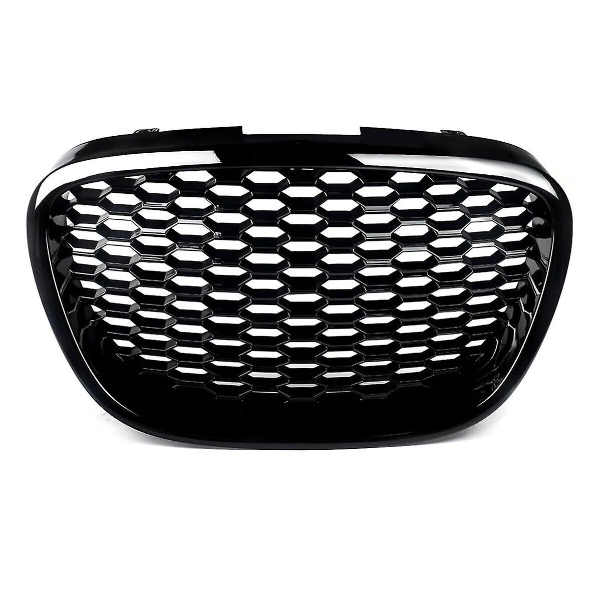 Scitoo Gloss/Matte Black Front Honeycomb Grill Mesh Badgeless Grille For Seat Leon MK2 1P Altea Toledo Mk3 2004-2009 Front Bumper Grill Glossy Black