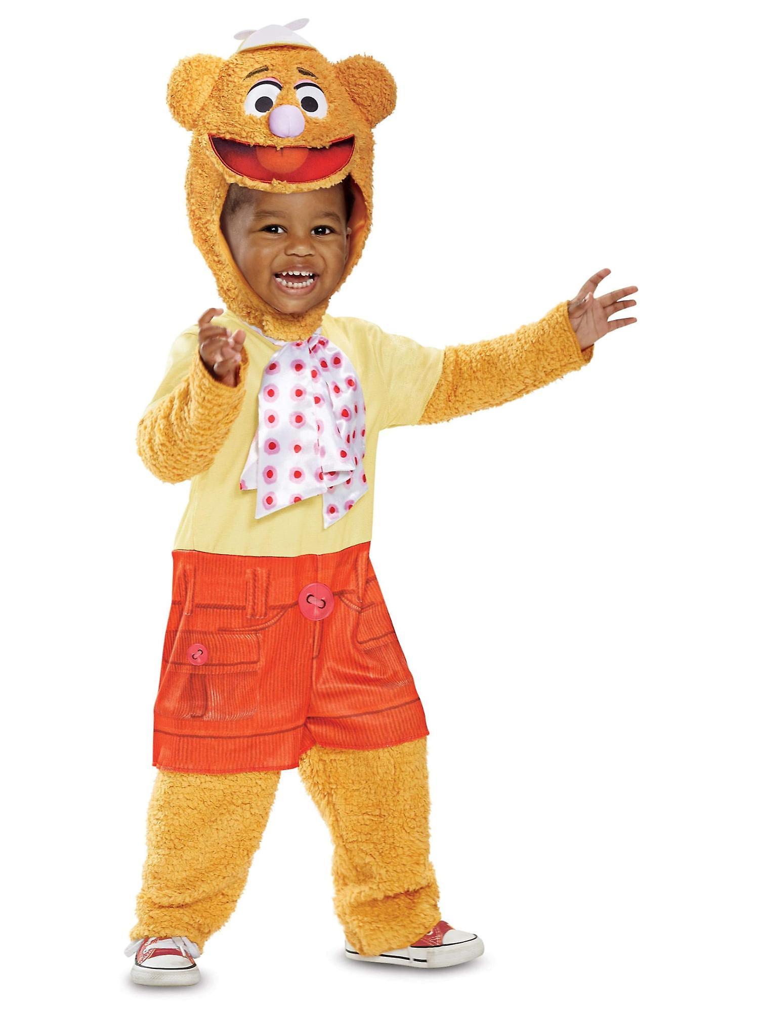 Disguise Fozzie Bear Disney The Muppets Show TV Child Toddler Boys Costume 3T-4T Brown Toddler (3T-4T)