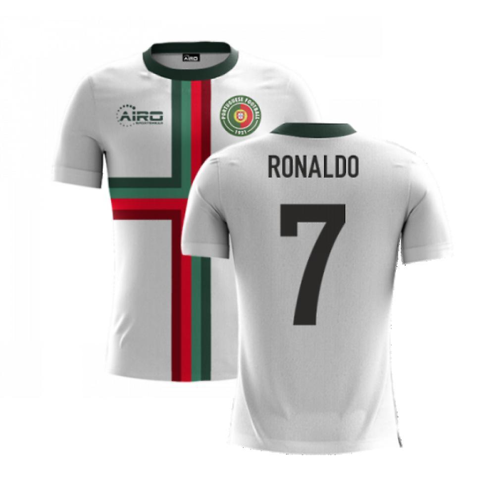 Airo Sportswear 2024-2025 Portugal Airo Concept Away Shirt (Ronaldo 7) White 5XL