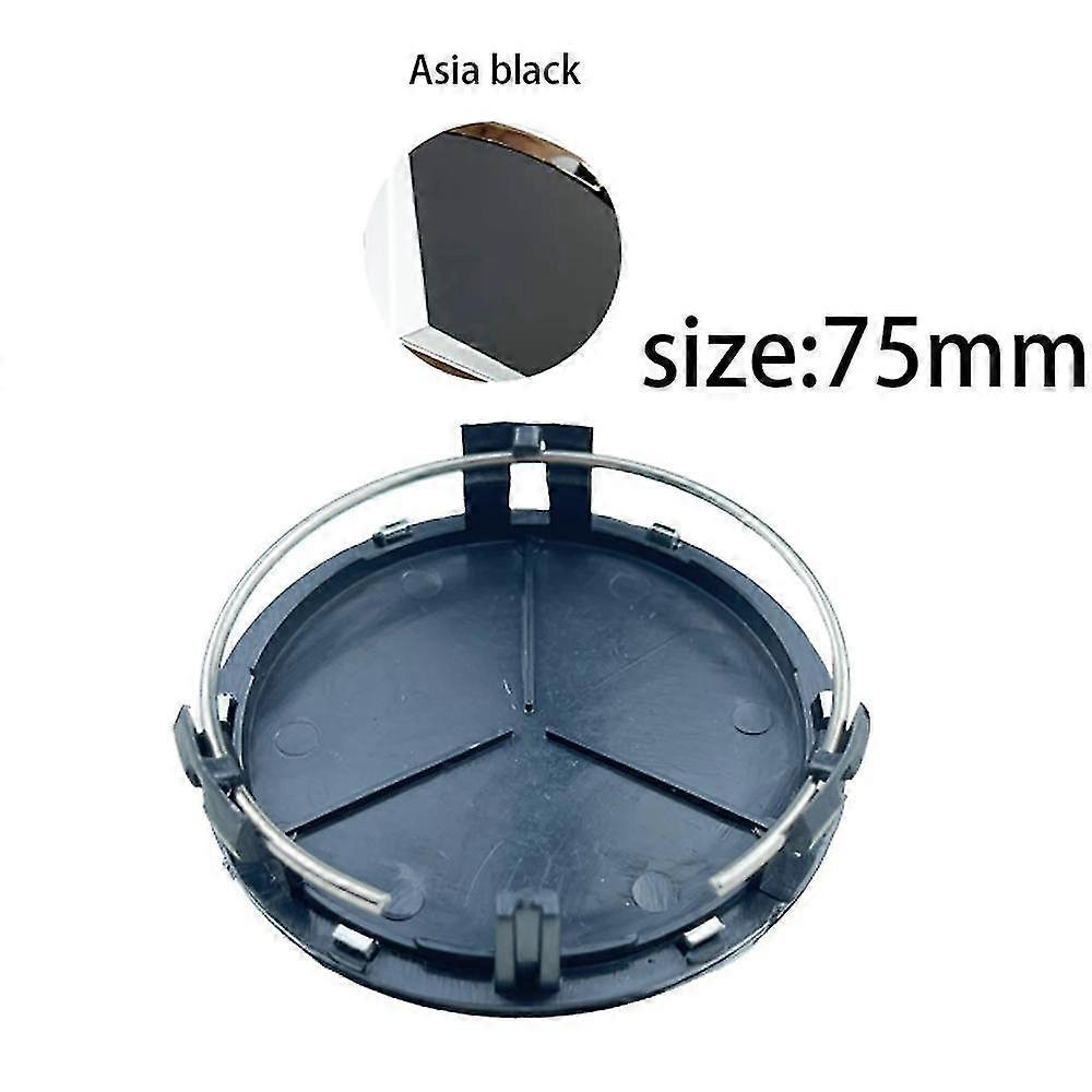 4pcs 75mm Car Wheel Center Hub Cap For Mercedes Benz W204 C218 A207 C117 Cla Cls E W212 S212 X166 W176 W205 W246 # YoGu Asia black