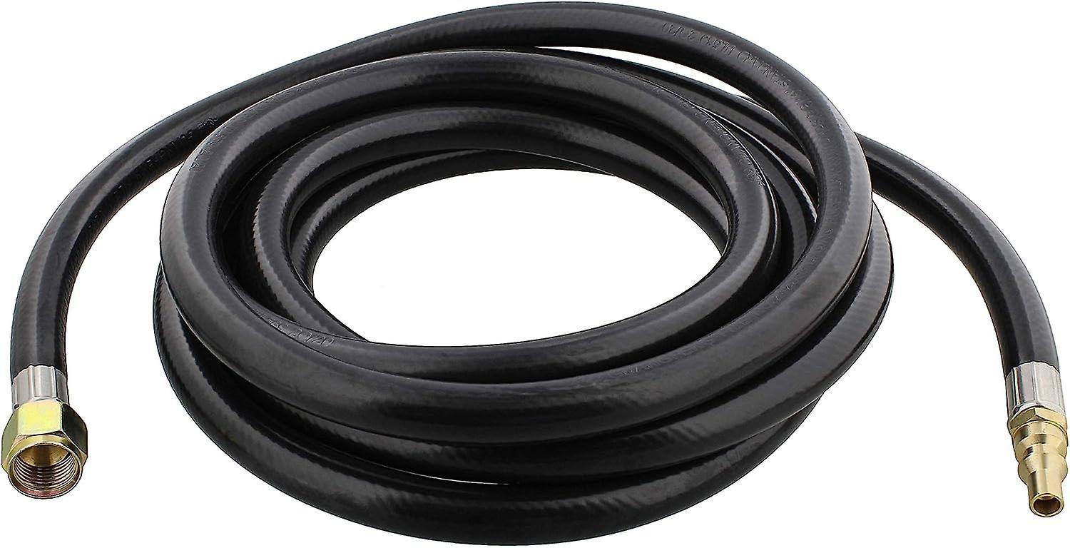 Unbrand Low Pressure Regulator Hose, 12ft Rubber - Low Pressure Propane Regulator Hose for LP Gas Low PSI Regulator Hose