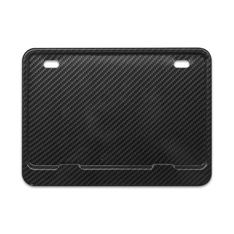 Unbrand Motorcycle License Plate Frame For Front Rear License Plate Holders Carbon pattern Solid