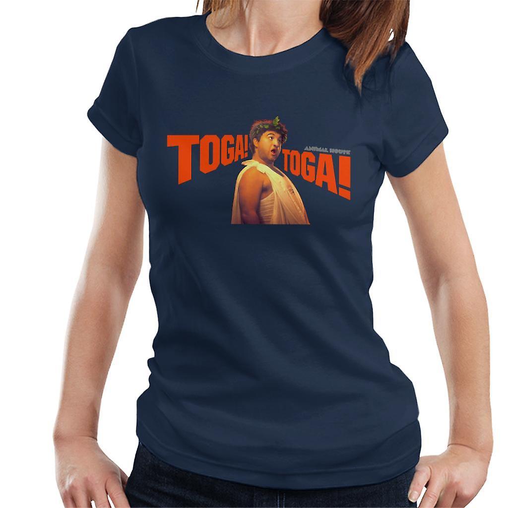 Animal House Bluto Toga Toga Women's T-Shirt Navy Blue Large