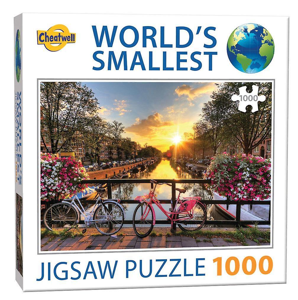 Cheatwell Games World's Smallest Jigsaw Puzzle - Amsterdam (1000 Pieces)