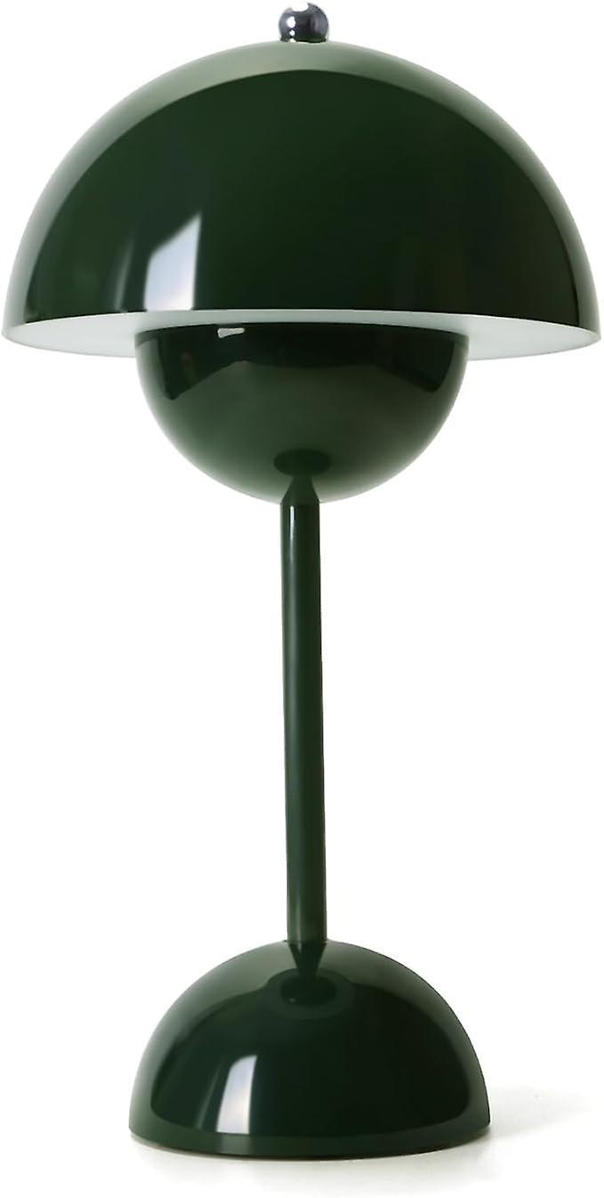 JDSM LED Flowerpot Table Lamp,Modern Macaron Lamp, Dimmable Table Lamp with 3 Colours Green