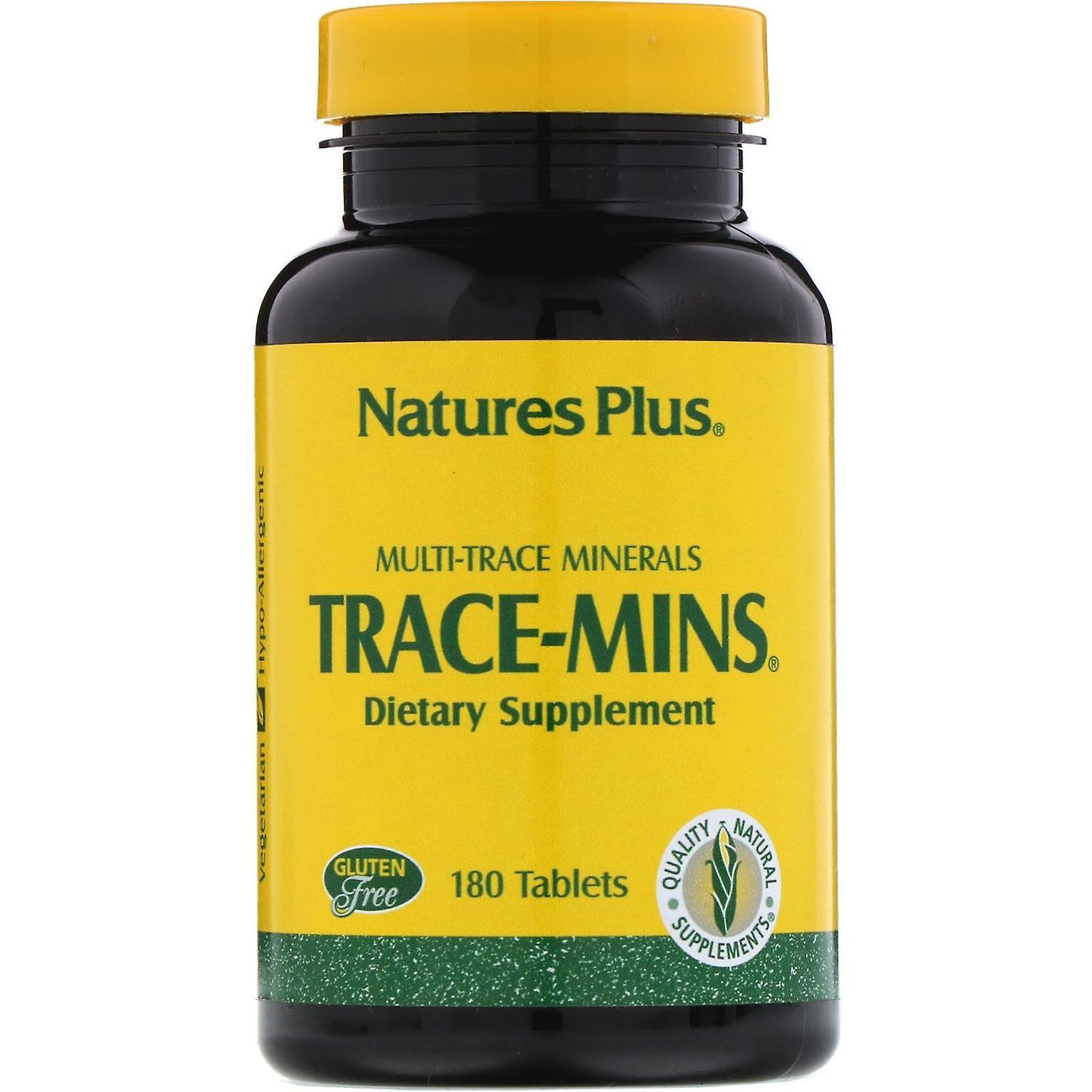 Nature's Plus, Trace-Mins, Multi-Trace Minerals, 180 Tablets