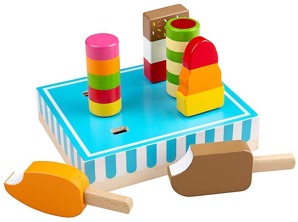 Bigjigs Toys Wooden Ice Lollies Play Food