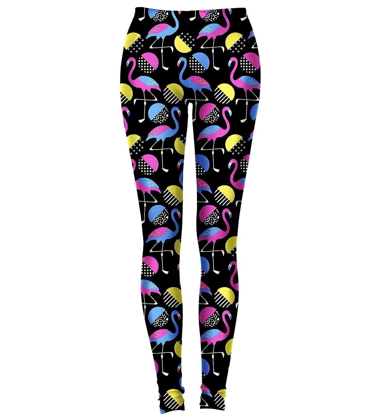 Mr Gugu & Miss Go Mr. Gugu Miss Go Cute flamingos Leggings XL