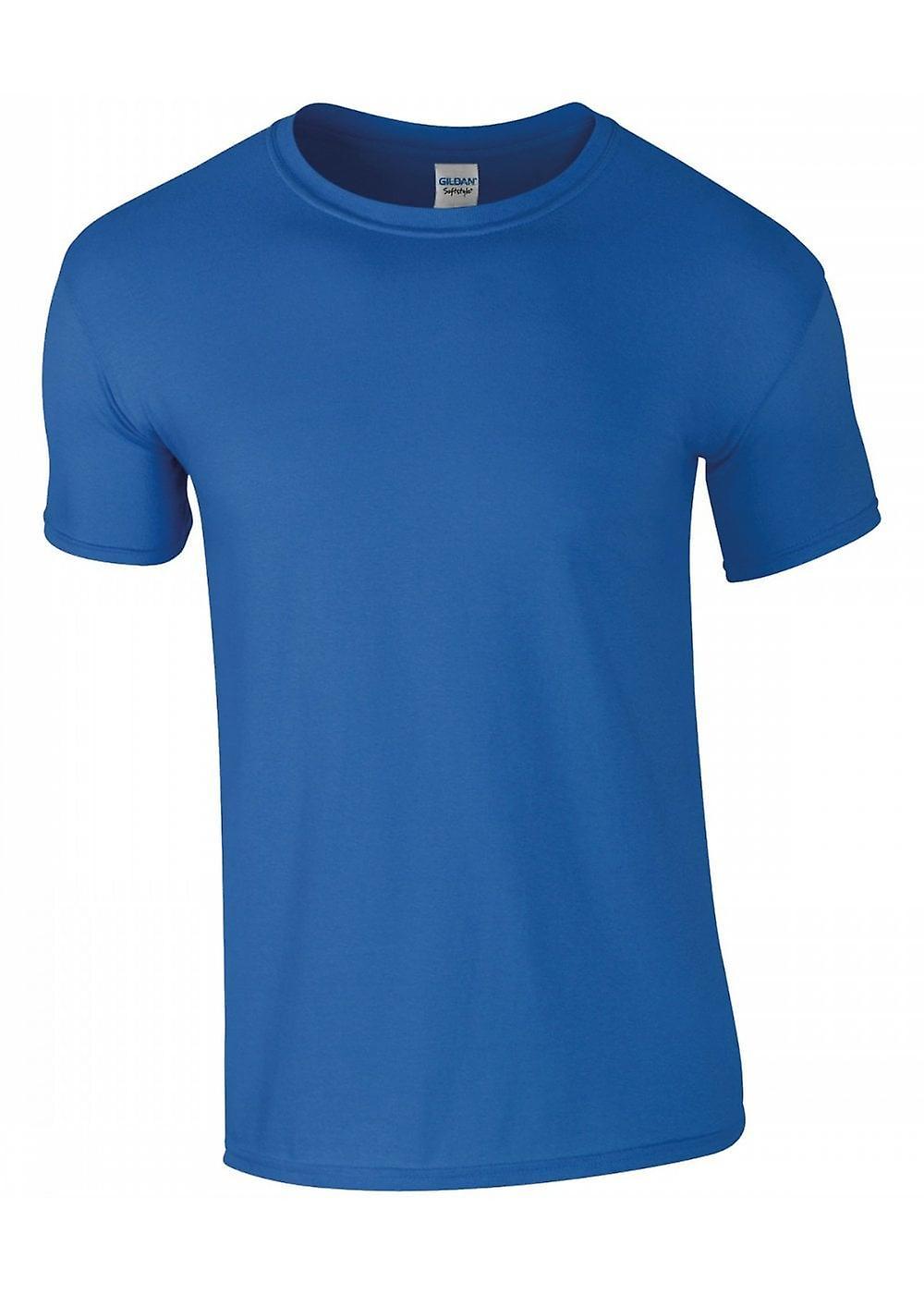 Men's Gildan Softstyle Adult Ringspun T Shirt 64000 Royal Blue M