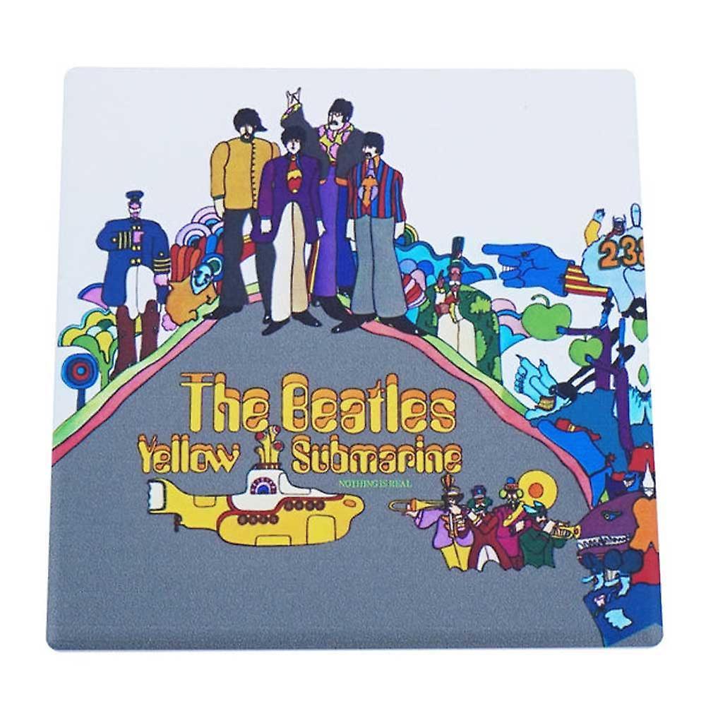 The Beatles Yellow Submarine Ceramic Coaster Blue One Size