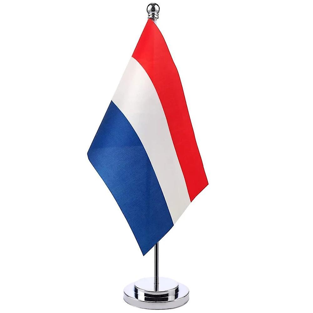 Scitoo 14x21cm Nederlanden Desk Small Country Banner Meeting Room Boardroom Table Standing Pole The Netherlands National Flag