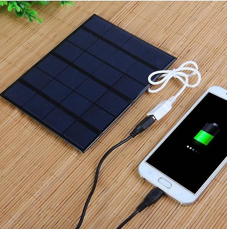 Slowmoose 3.5w Solar Polycrystalline Cell Charger - Usb Mobile Charger / Power Bank