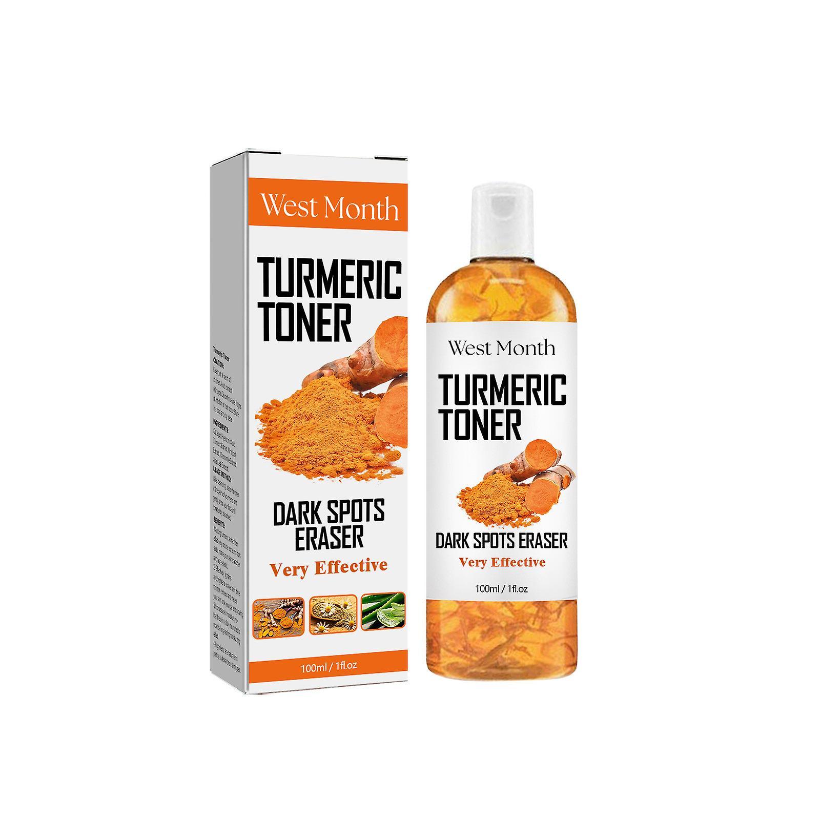 Taishh Turmeric Toner Dark Spots Eraser Turmeric Toner Skin Water Whitening Skin Whitening 100ml Orange