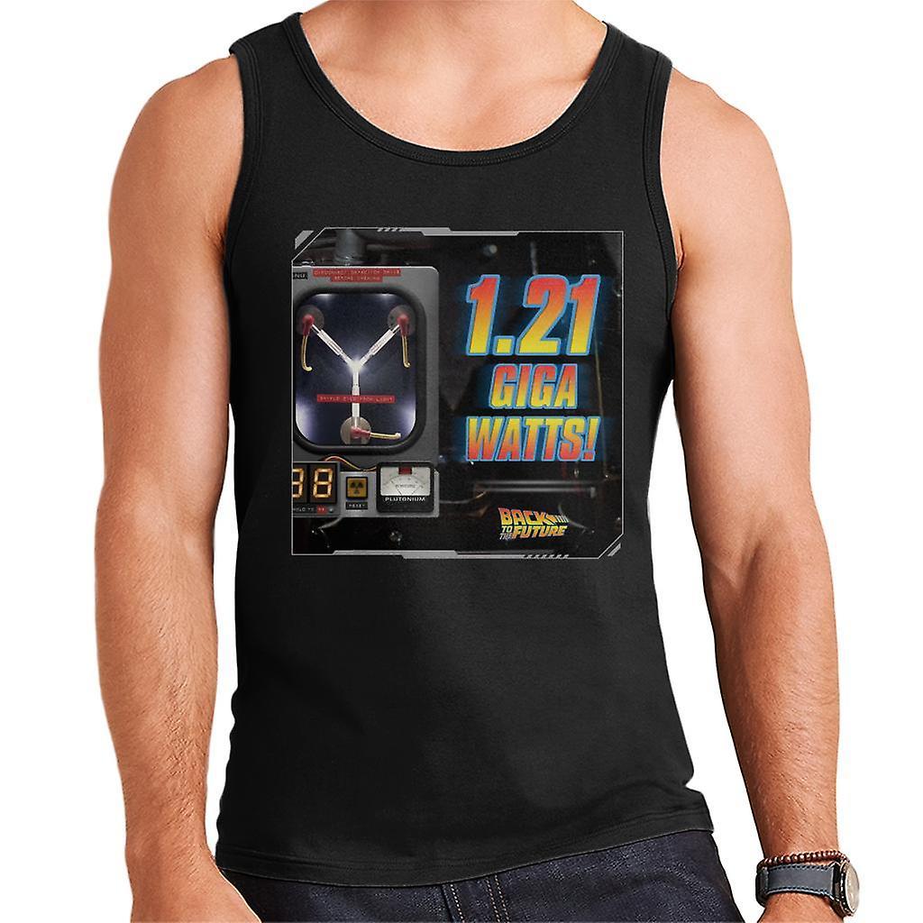 Back to the Future 121 Gigawatts Men's Vest Black XX-Large