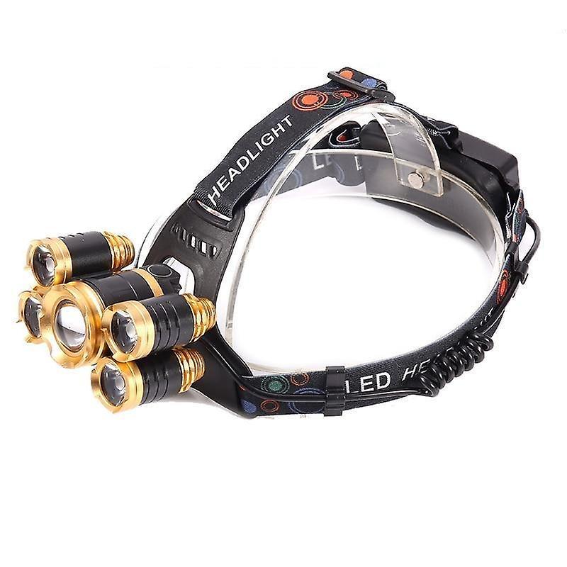 Slowmoose Powerful Led Headlight Headlamp - Lumens Flashlight Torch, 18650 Battery AU