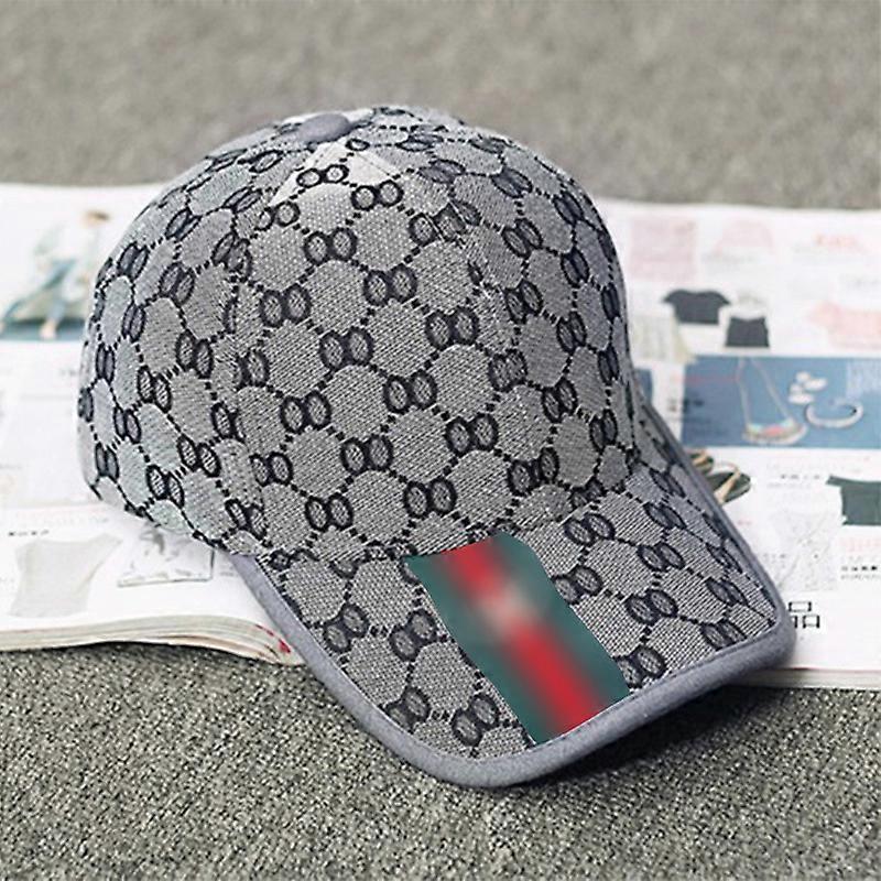 Quikhome Embroidered baseball cap fashion all-match casual baseball cap Gray