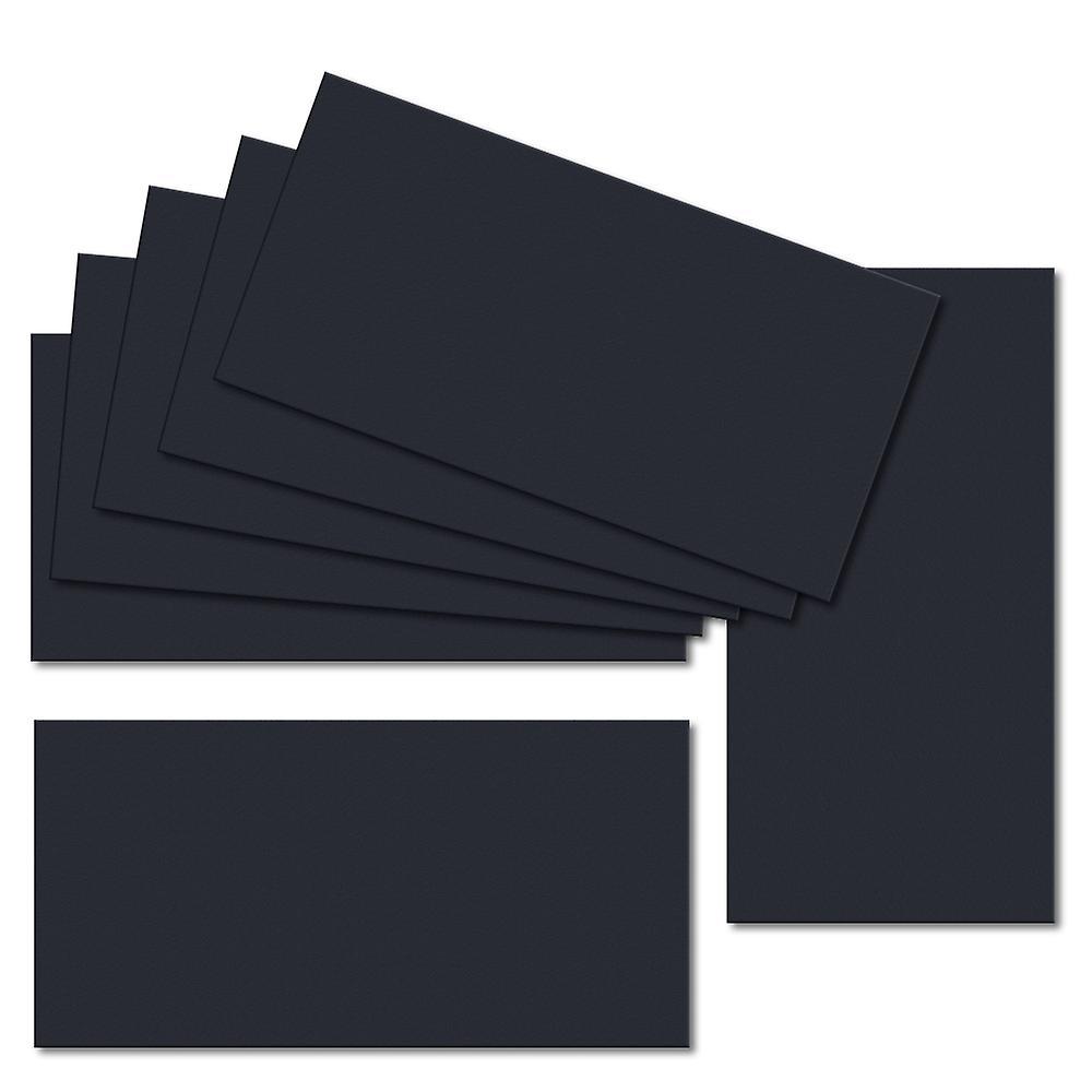 ColorSono Dark Blue. 210mm x 200mm. DL (Long Edge). 235gsm Folded Card Blank. 25