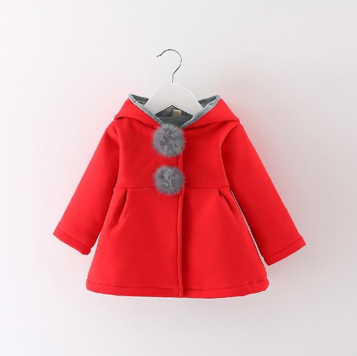 Slowmoose Newborn Coat, Autumn Spring Jacket Clothes Red 9M