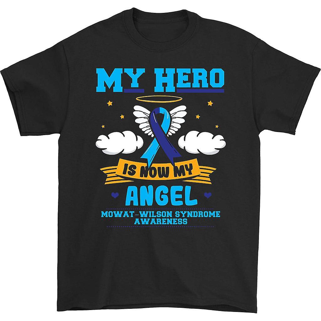 HISHARK My Hero is Now My Angel T-shirt Black L