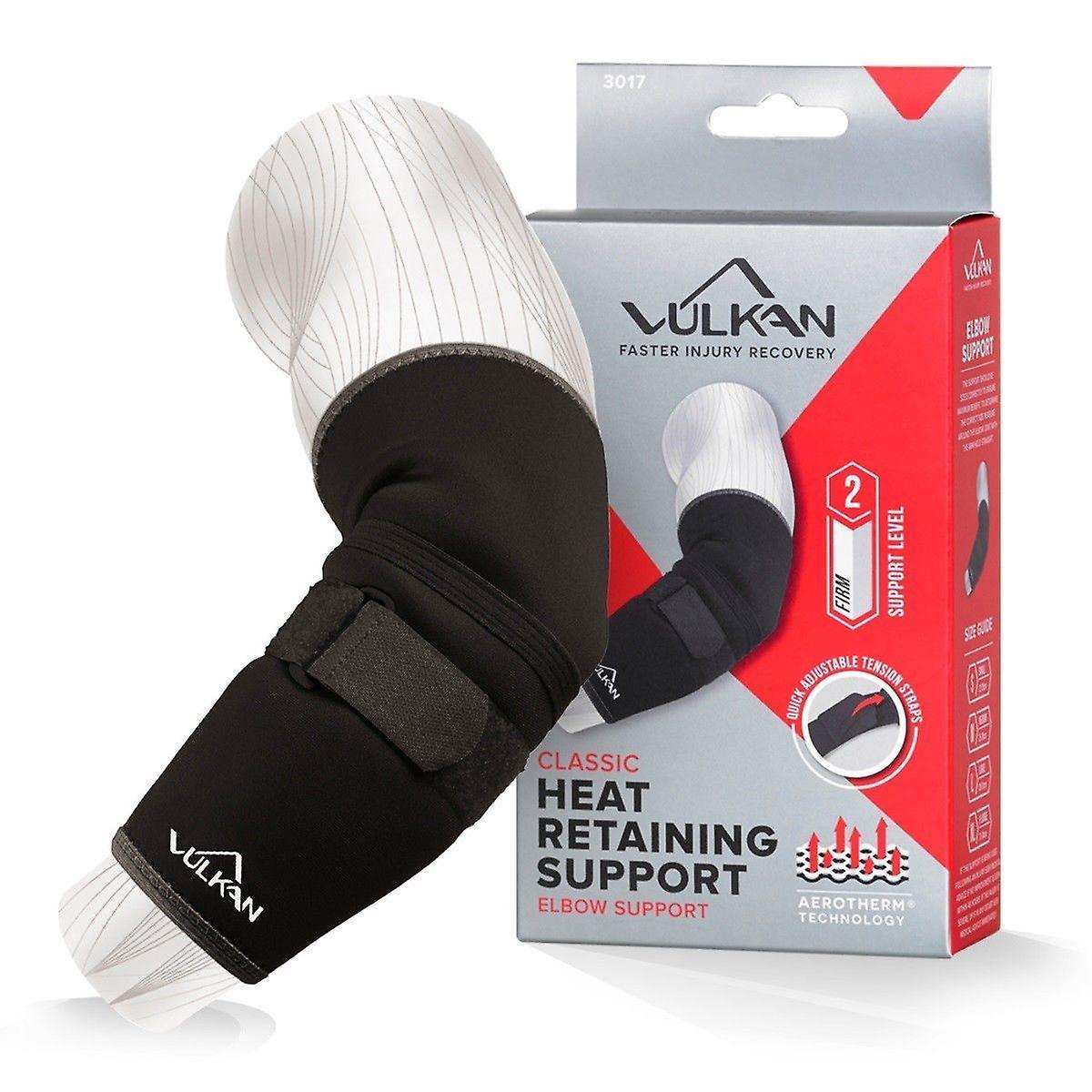 Vulkan Classic 3017 Elbow Strap Compression Sleeve Heat Therapy Rehab Brace Small