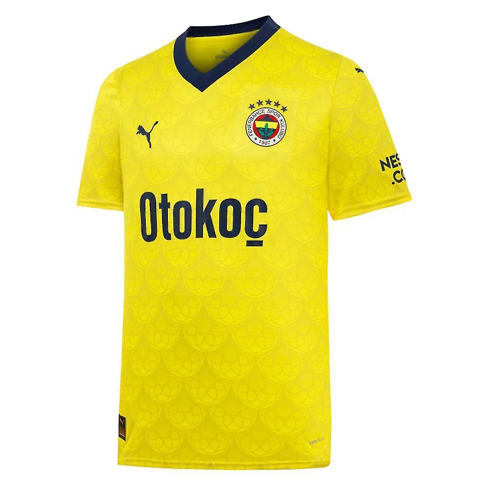 Puma 2023-2024 Fenerbahce Away Shirt Yellow XL Adults