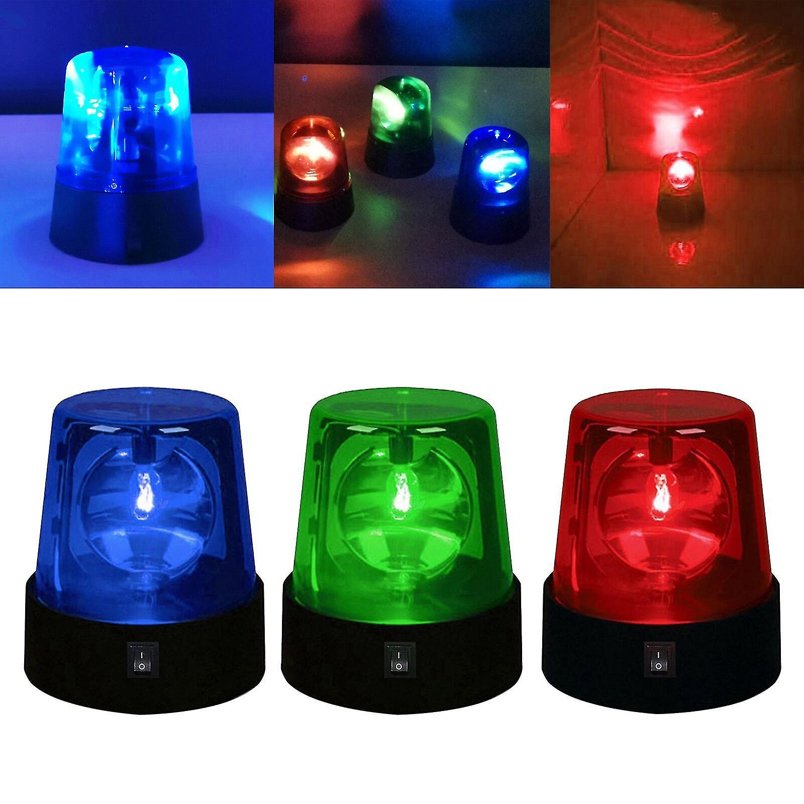 Trumsen Industrial Led Rotating Strobe Beacon Warning Lights, Electrical Revolving Signal Lights For Emergency Green