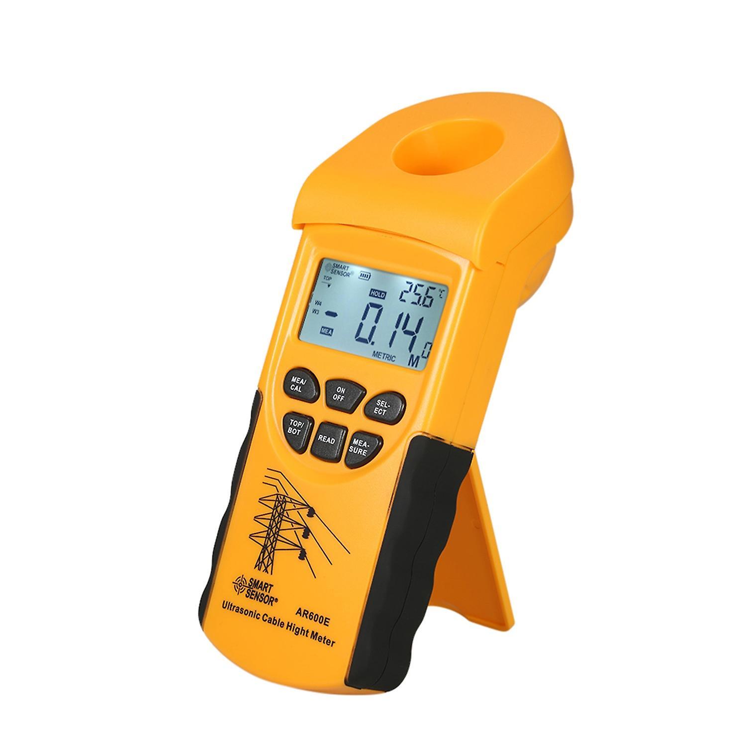 SMART SENSOR Professional Digital LCD Ultrasonic Cable Height Meter Handheld Height Cable Tester Mea