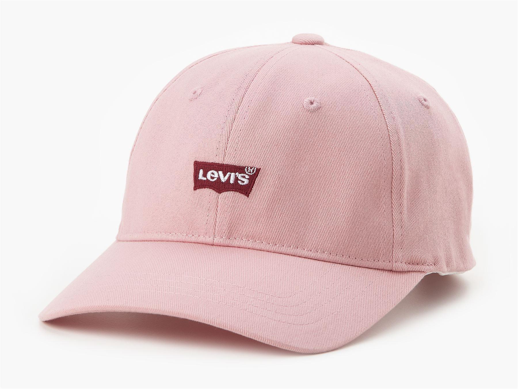 Levi's Womens Adjustable Curve Flexfit Cap ~ Housemark Pink One Size