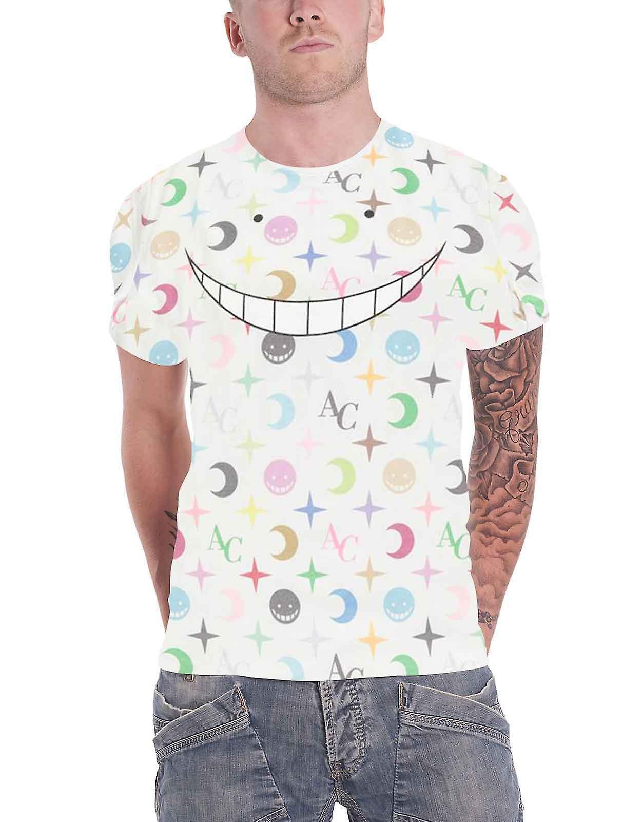 Assassination Classroom T Shirt Koro Sensei All Over Print Official Mens White XL