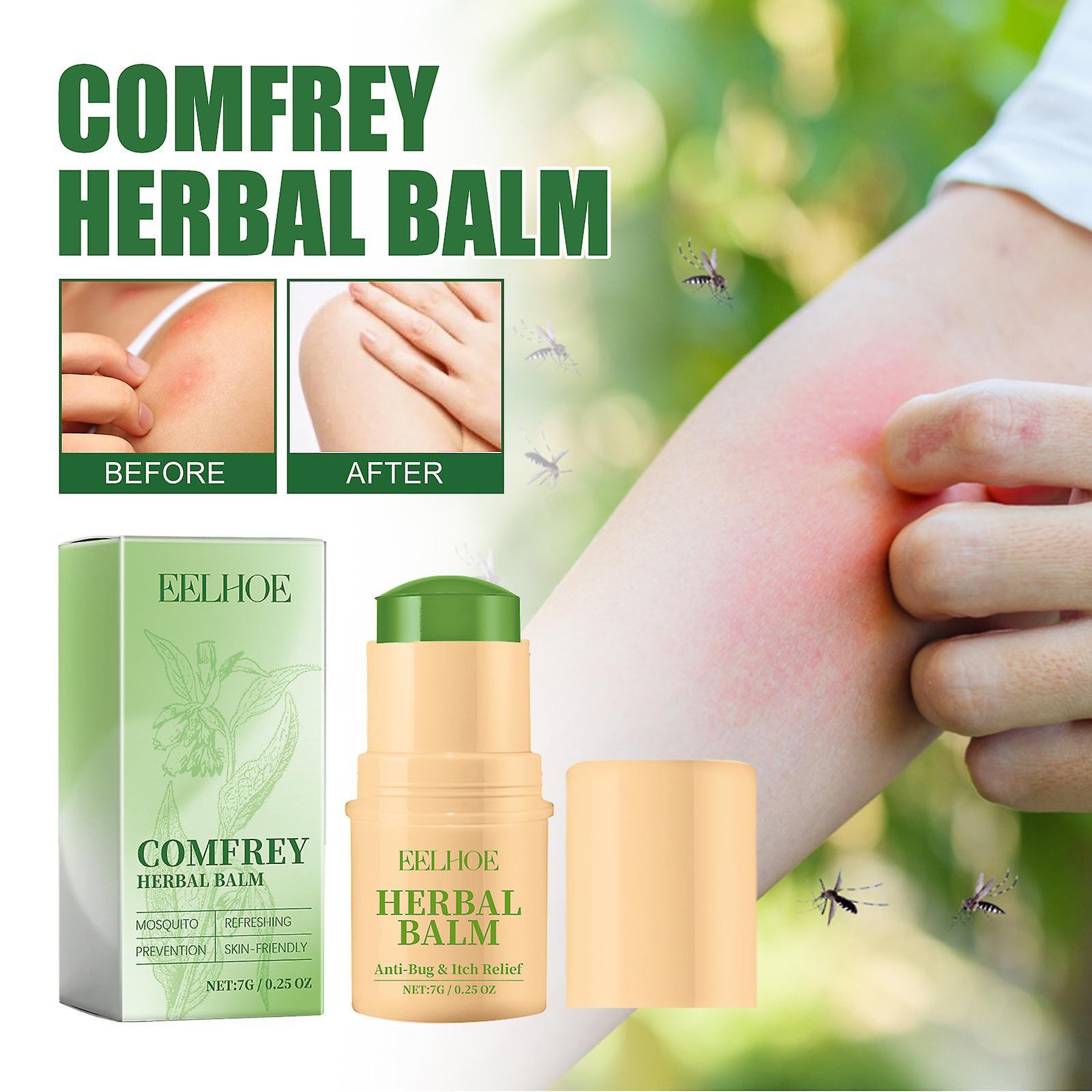 Frusde Comfrey Herbal Balm Anti-bug & Ithc Relief, Lithospermum Cool Refreshing Cream, Herbal Relief Balm Anti Itch Cream With Comfrey Ingredients ...