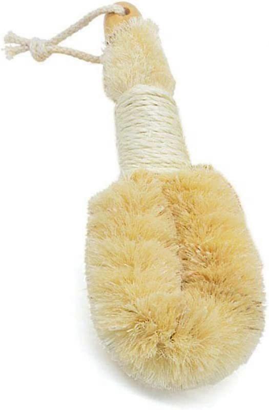 Essddxj (1 pice) Brosse de douche en cheveux de sisal, brosse de nettoyage de douche en fibres vgtales, brosse de nettoyage de gommage, brosse de d...