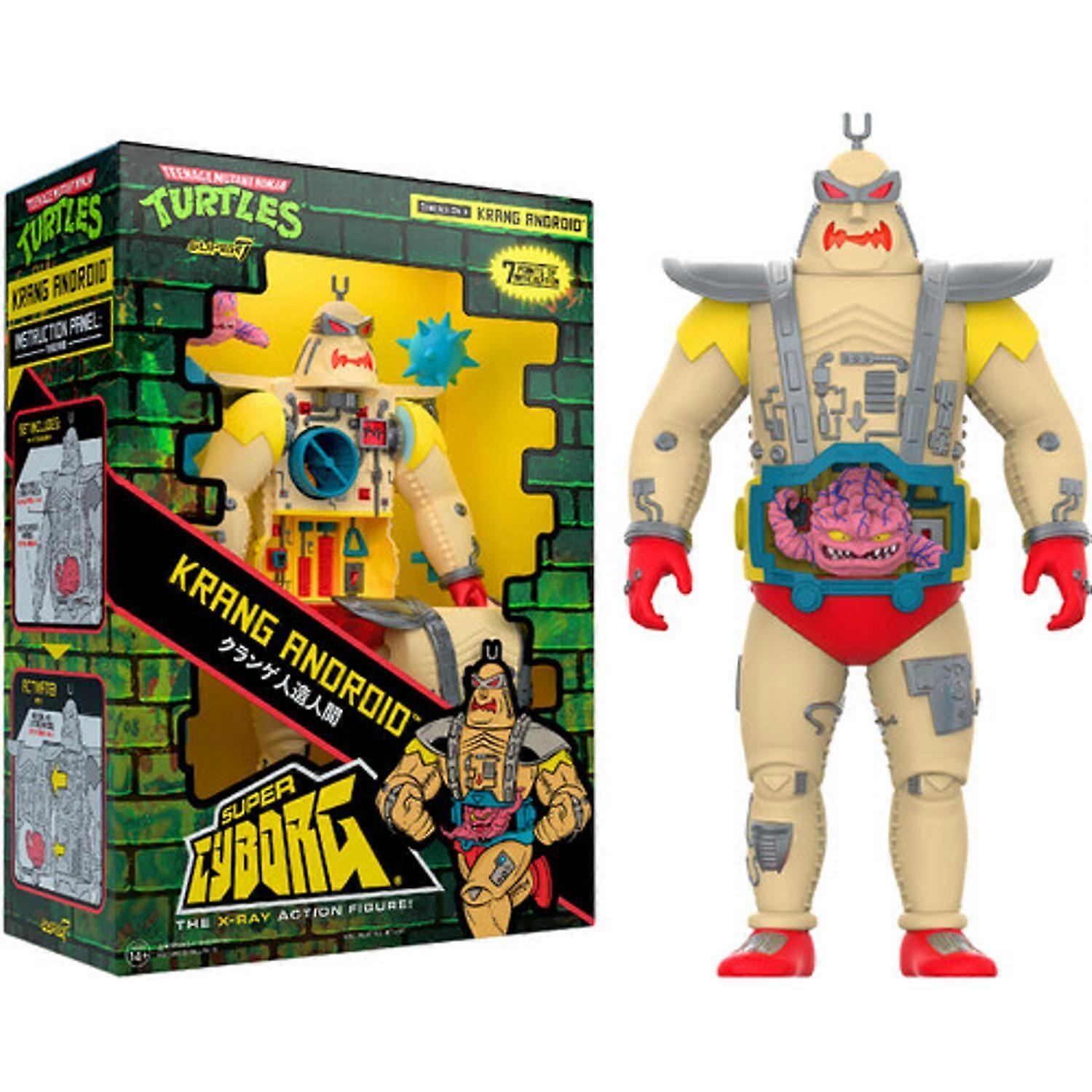 Super7 - Teenage Mutant Ninja Turtles - Super Cyborg - Krang Android (Full Color) [COLLECTABLES] Action Figure, Figure, Collectible USA Import