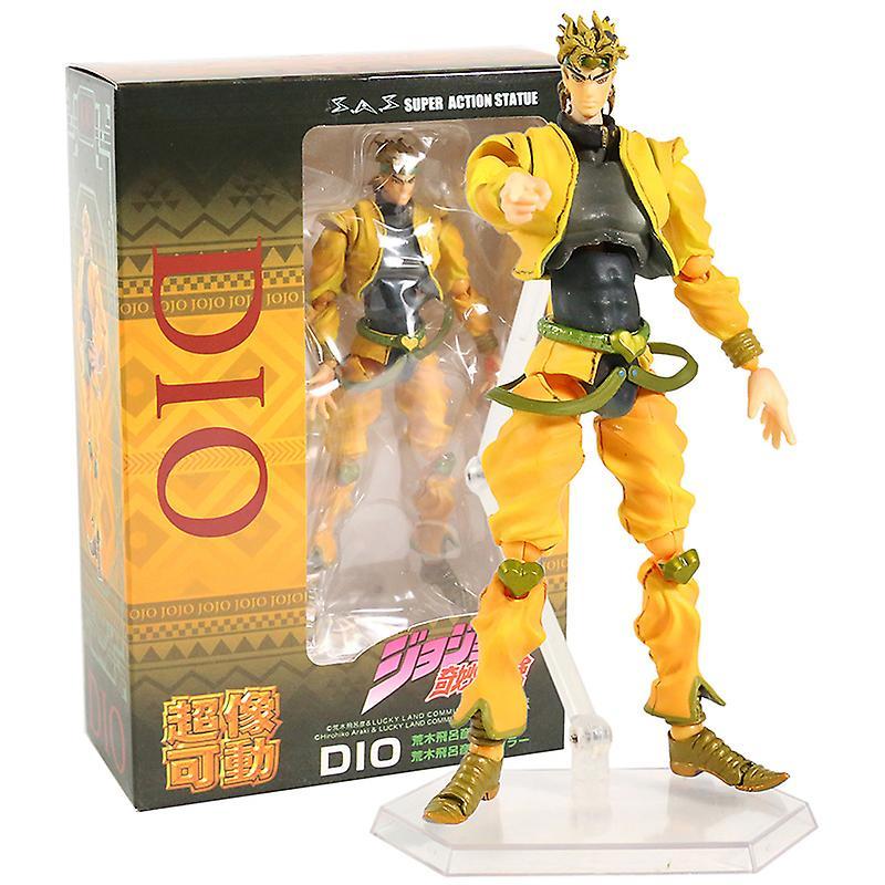 Syxlcygjf 15cm Anime Jojo's Bizarre Adventure Figure Dio Brando Action Figures Pvc Collection Model Toys For Children Gifts with box