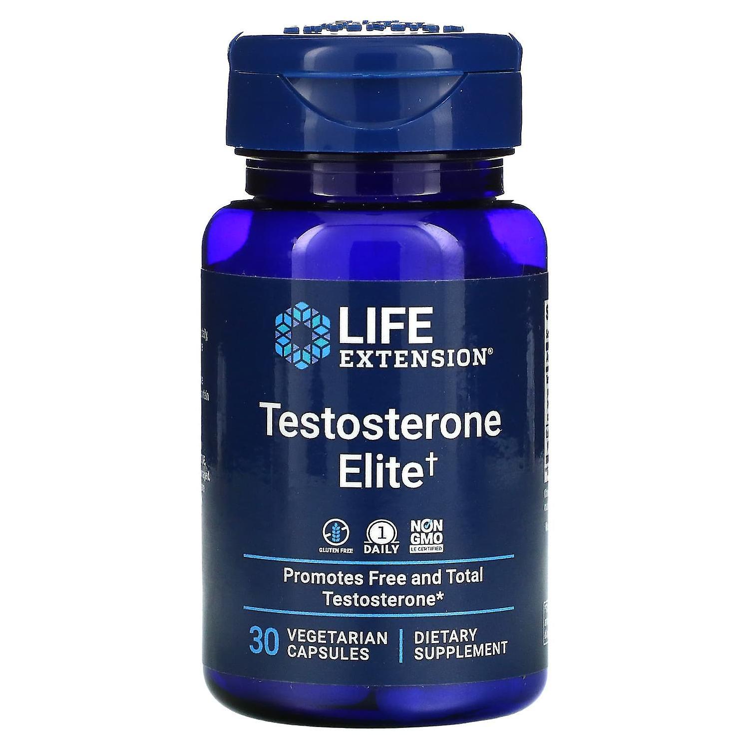 Life Extension, Testosterone Elite, 30 Vegetarian Capsules