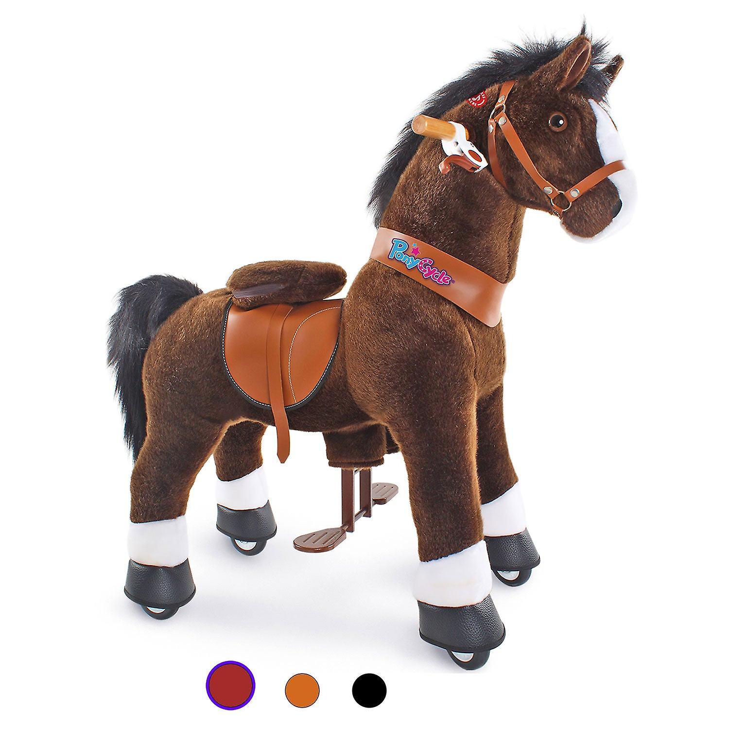 PonyCycle Ride on Horse Chocolate Size 4 for age 4-8