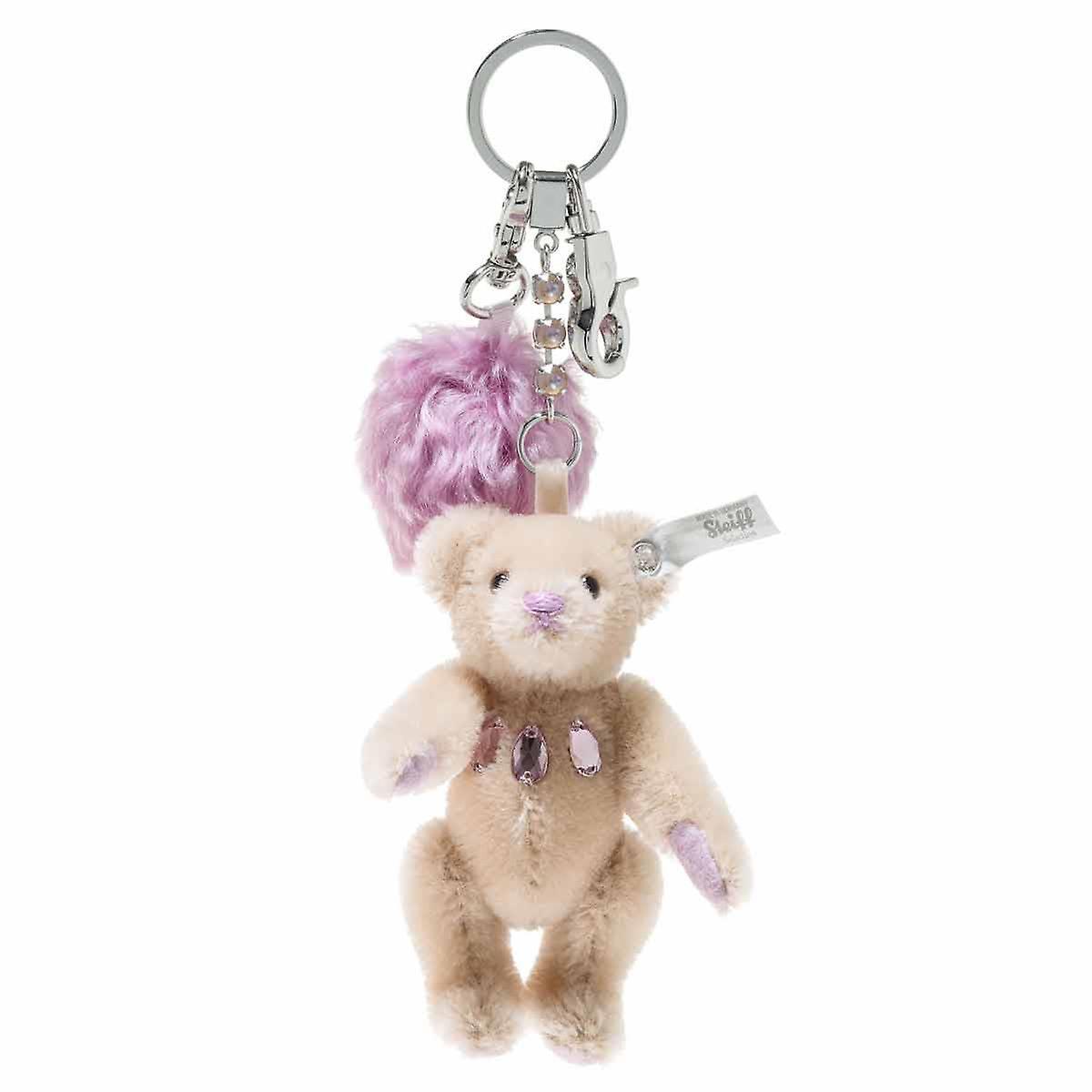 Steiff Samantha Swarvoski Mohair Teddy Bear Pendant - 11 cm UK One Size