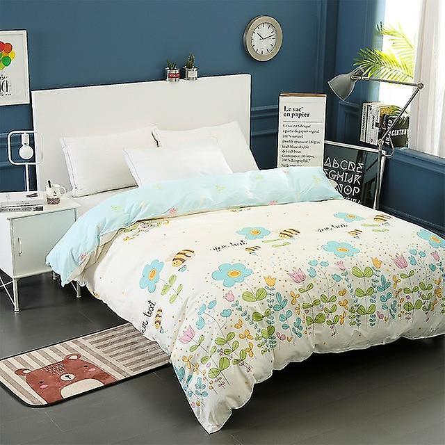 Slowmoose Ab Version Dual Sided Soft Comfortable Cotton Printing Duvet Cover & Sham 160x210cm / Sham