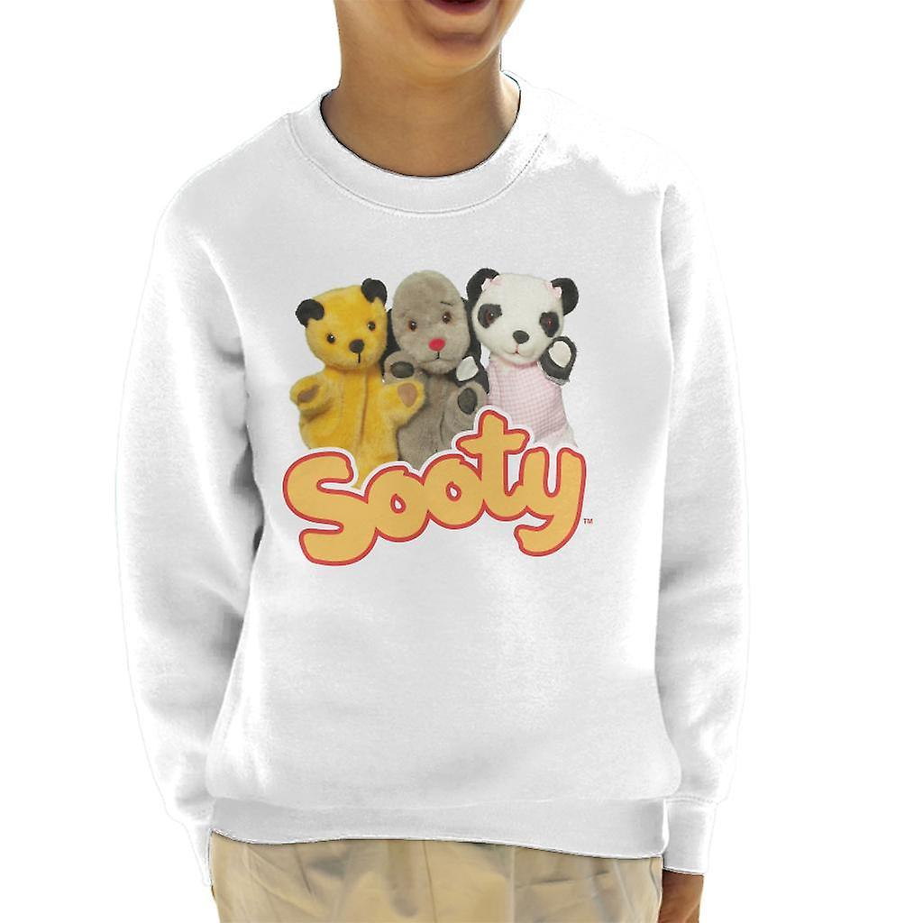 Sooty Sweep & Soo Kid's Sweatshirt White Large (9-11 yrs)