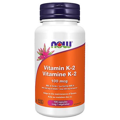 Now! Now Vitamin K-2,100 Mcg ,100 VegCaps (Pack of 1)