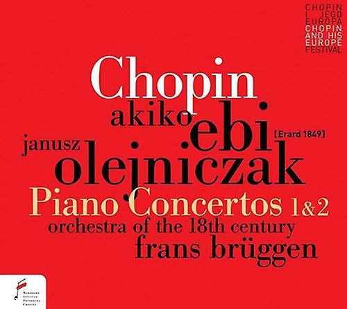 Fryderyk Chopin Soci Chopin / Orchestra Of The 18th Century / Bruggeen - Piano Concertos 1 & 2  [COMPACT DISCS] Digipack Packaging USA import