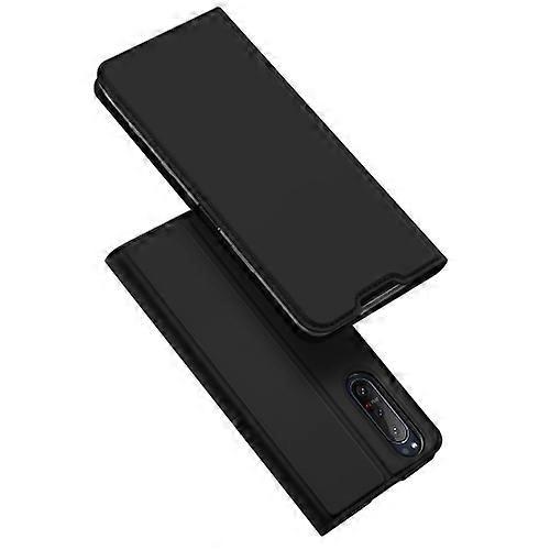 Goodcase For Sony Xperia 5 II DUX DUCIS Skin Pro Series Horizontal Flip PU + TPU Leather Case Black