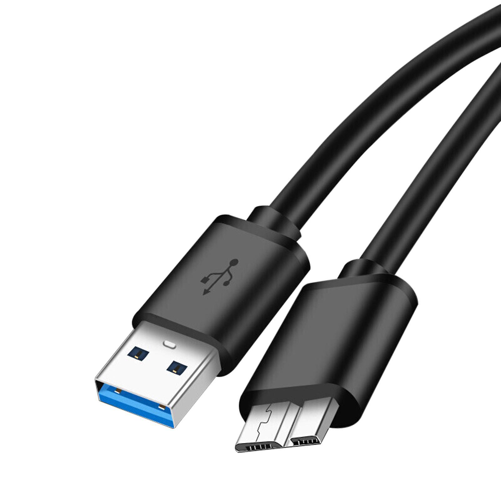 Smalibal Hard Drive Cable Stable Plug Play PVC USB 3.0 to Micro B Adapter Line for Samsung Note 1M