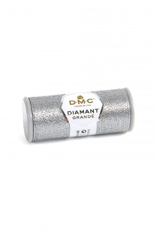 DMC Diamant Grande Metallic Embroidery Thread G415 Silver - 20 Metres - each