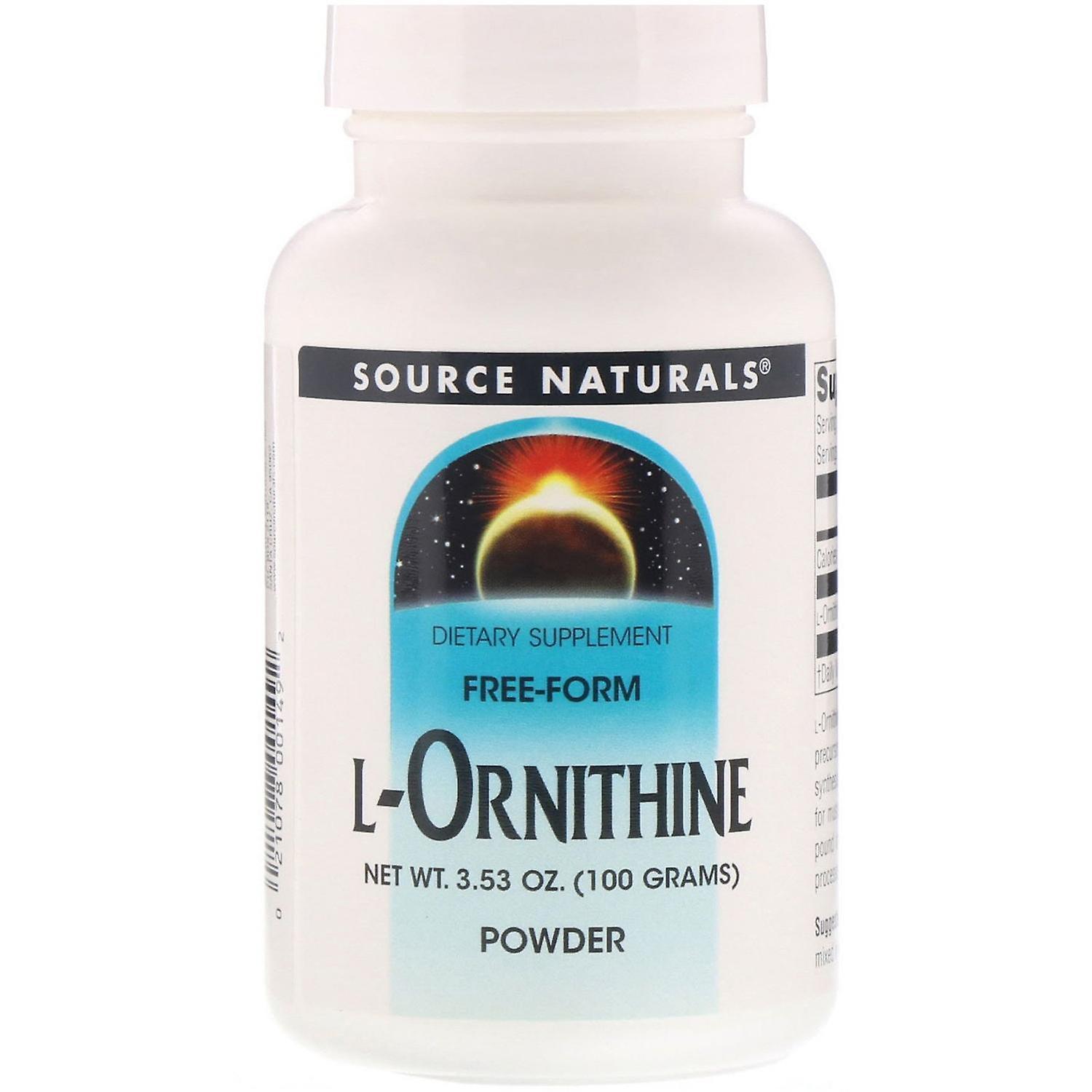 Source Naturals, L-Ornithine Powder, 3.53 oz (100 g)