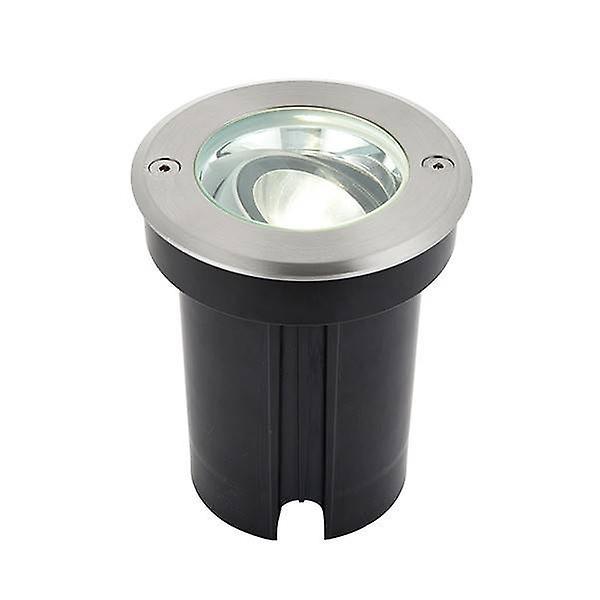 Saxby Lighting Hoxton Integrated LED 1 Light Outdoor Recessed Light Brushed Stainless Steel, Glass IP67