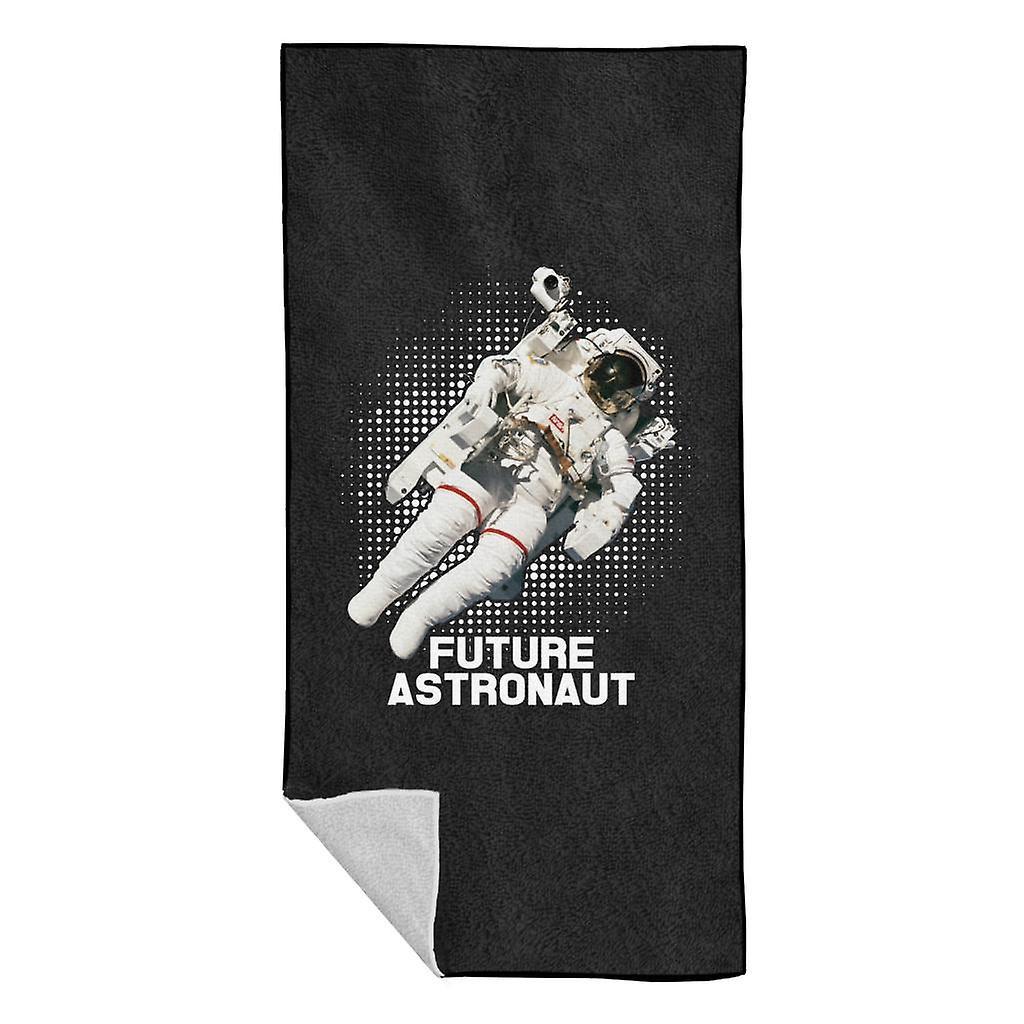 NASA Future Astronaut Beach Towel Black 70 x 140cm